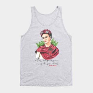 Frida Kahlo - phrase Tank Top